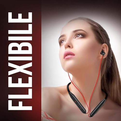 Kratos N4 Bluetooth Neckband with 52H Playtime, Deep Bass, Stereo Sound, HD Calls, Magnetic Earbuds, Type-C Fast Charging, Rich Audio, Hollow Switch for Comfort & Style - Image 4