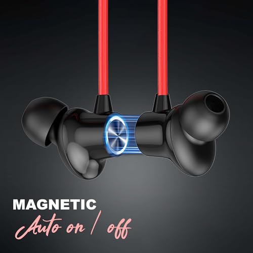 Kratos N4 Bluetooth Neckband with 52H Playtime, Deep Bass, Stereo Sound, HD Calls, Magnetic Earbuds, Type-C Fast Charging, Rich Audio, Hollow Switch for Comfort & Style - Image 5