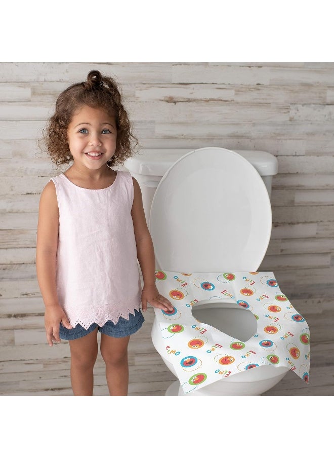 Sesame Street Sesame Street Potty Topper Disposable Stick-in-Place Toilet Seat Covers, 10-Count  - Image 2