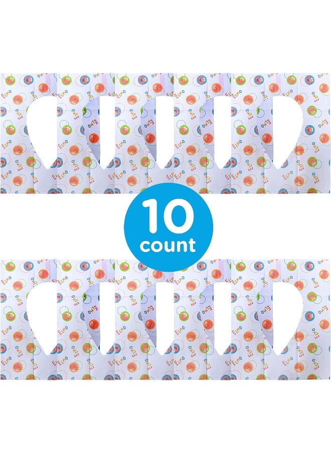 Sesame Street Sesame Street Potty Topper Disposable Stick-in-Place Toilet Seat Covers, 10-Count  - Image 3