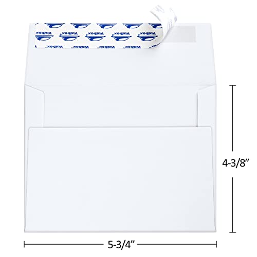 ValBox A2 Invitation Envelopes 100 Qty 4.375x5.75" White Envelopes Self Seal for Invitations, Photos, Wedding, Announcements, Thank you Notes, RSVP, Greeting Cards | 4-3/8 x 5-3/4 Inches(A2) - Image 2
