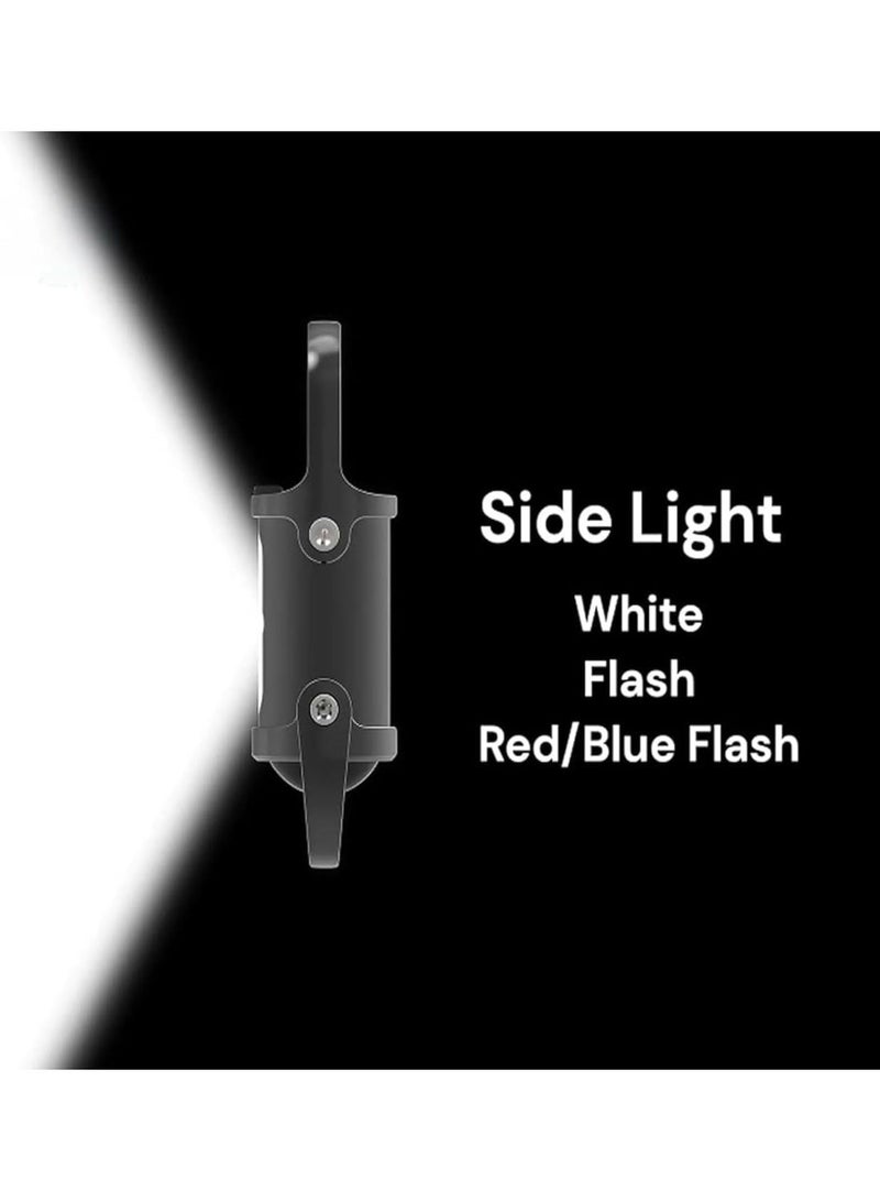 كشاف ميدالية مفاتيح قابل لإعادة الشحن – مصباح LED صغير بمنفذ USB-C مع أوضاع إضاءة متعددة، قاعدة مغناطيسية، كشاف جيب مدمج للتخييم والطوارئ والاستخدام اليومي - Image 2