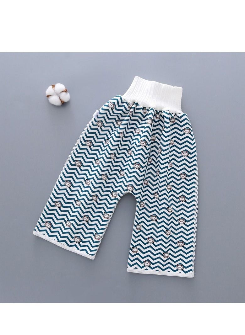Loquat 1Pcs Cotton Baby Pants Waterproof Underwear For Pee Nappy Diaper Pants Potty Training  - Image 1