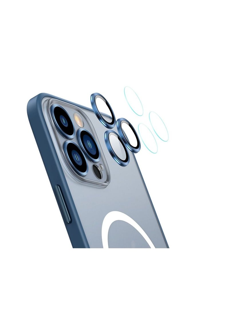TWEGGON - Magsafe Cover with Camera Lens Protection for Apple iPhone 13 6.1" Blue - Image 1