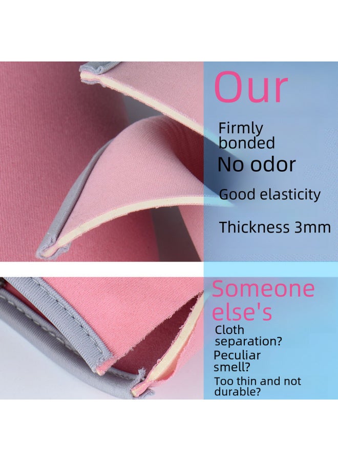 Thermos Cup Cover Elastic Protective Cover Thickened Cartoon Water Cup Cover Diving Cloth Simple Cup Cover Printing Set-Color:Corner-Capacity:300-600ml - Image 5