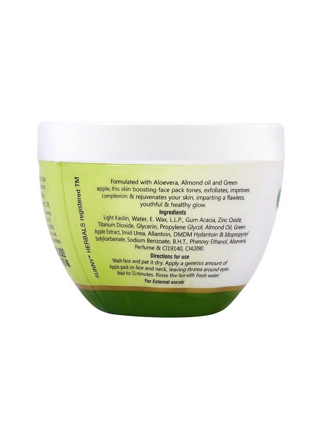 Sunny Apple Pack Formulated With Aloevera Almond Oil & Green Apple ; With Multivitamins ; Protects From Free Radicals Effect ; Revitalizes And Gives Fresh Glowing Skin ; For Women 150Gm - Image 4