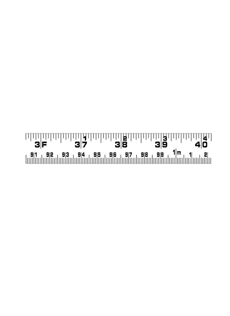 Lufkin 10’/3M Hi Viz Orange Clad Power Return Tape Measure  - Image 3