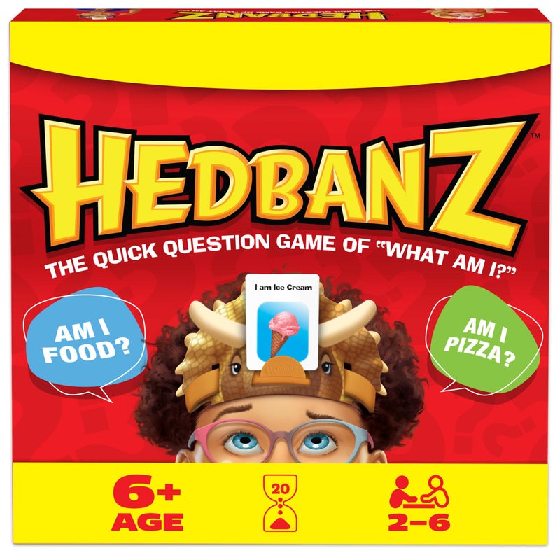 Spin Master Games, Hedbanz 2023 Edition with New Cards, Picture Guessing Board Game, Family Games, Games for Family Game Night, Kids Games for Ages 6+ - Image 1