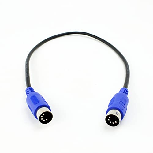 ZAWDIO MIDI Patch Cable Set of 2-5-Pin DIN Male to Male 18" Extension Adapter Cables - Image 5