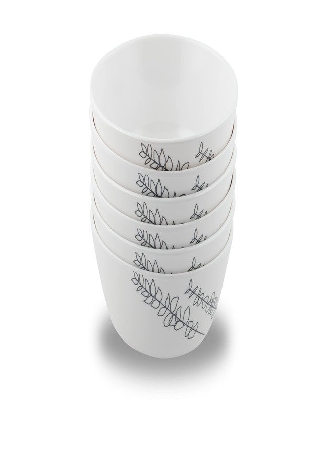 Superware | Pure Melamine | Bowl Set - Breeze 4” (6 nos.) | Stain Free, Glazed Finish - Image 1