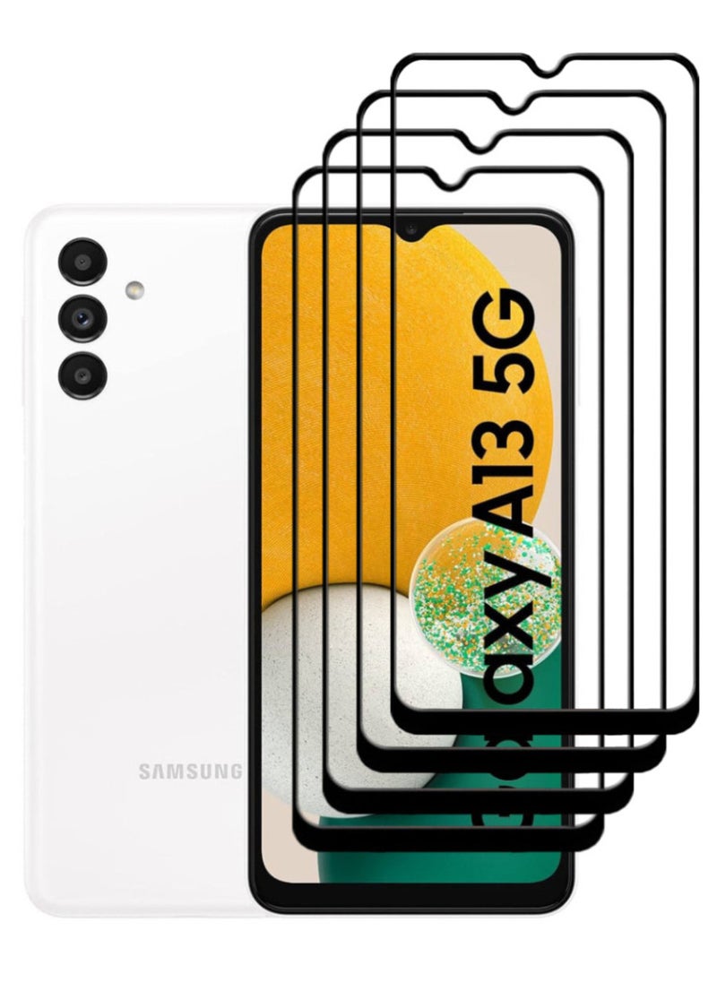 ACLIX 4 Pieces Antistatic ESD Dustproof Premium Quality High Definition Tempered Glass Screen Protector Designed For Samsung Galaxy A13 5G - Image 1