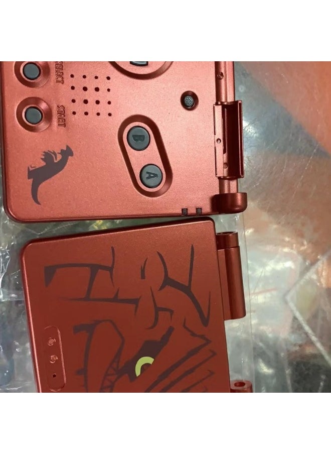 GBA SP Case Shell GBASP مجموعة كاملة حافظة Gameboy Gbasp Brand Case 8 ألوان اختيارية - لون المنتج: فضي رمادي