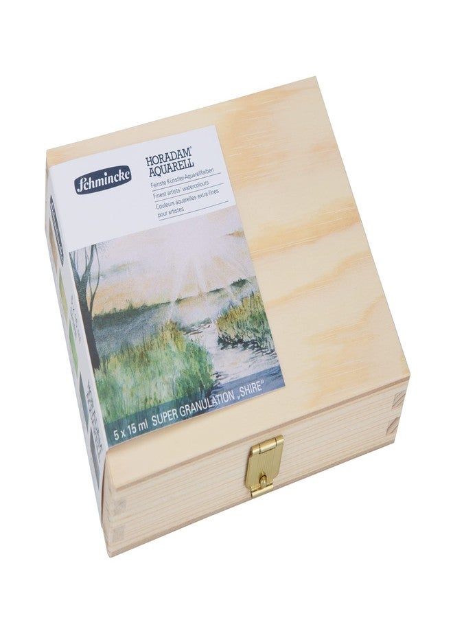 Schmincke Horadam Aquarell Super Granulation Set 5x15ml (Shire) - Image 1