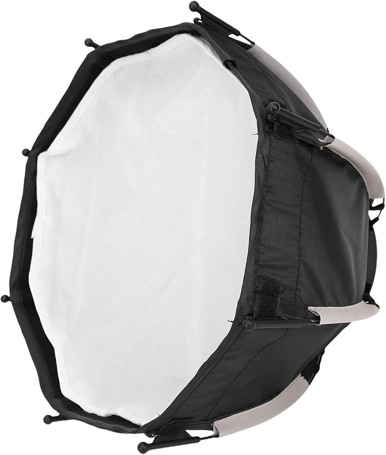 Octagonal Softbox With Grid And Diffuser 9.44x11.41 Inches For COB Fill Light Photography - Image 2
