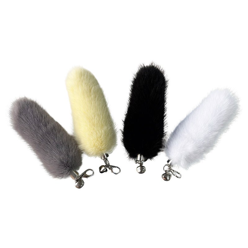 Faux Mink Fur Keychain Pendant - Image 5