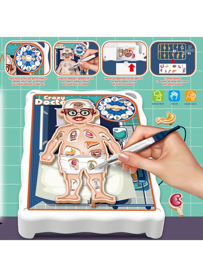 Cross-Border Doctor Touch Training Game Parent-Child Interactive Balance Coordination Concentration Training Artifact Educational Board Game