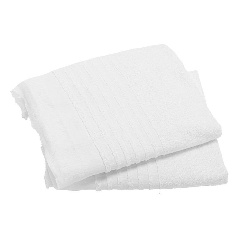 Modefa Islamic Men's Ihram Set for Hajj Umrah - 1 Set of 2 Pieces - Ehram Ahram Seamless Viscose Made from Bamboo + Cotton Towels 110 x 220cm (Ihram Only) - Image 4