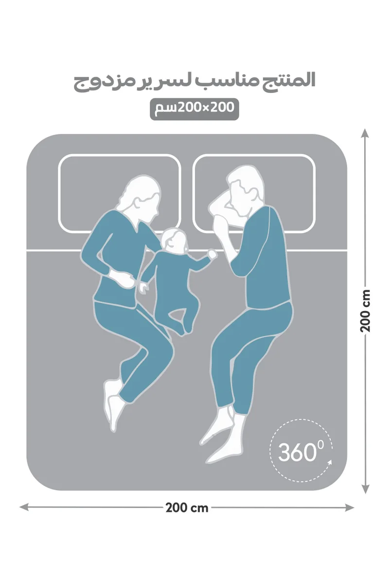 Donetella Bedding Fitted Sheet - Fits 200x200 Cm For King Bed - 3 Pcs (1 Fitted Sheet and 2 Pillowcases) - 35 Cm Deep Pocket - Solid Bed Sheet