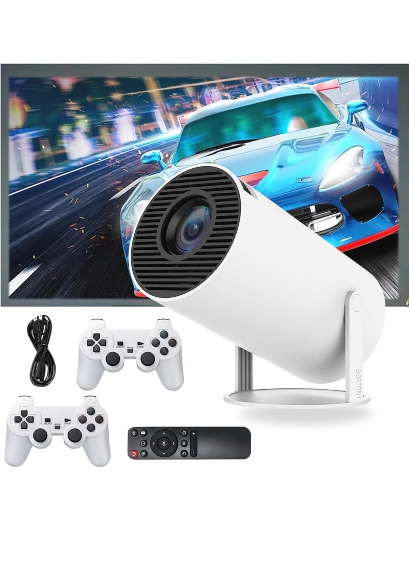 ELTRAZONE "Smart 1080P Mini Projector with 64GB Storage and Controller – 10,000+ Retro Games, WiFi 6, Bluetooth 5.0, HDMI/USB Support" - Image 1