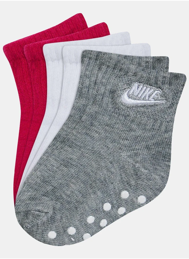 Nike Kids' Gripper Ankle Socks (3 Pack)