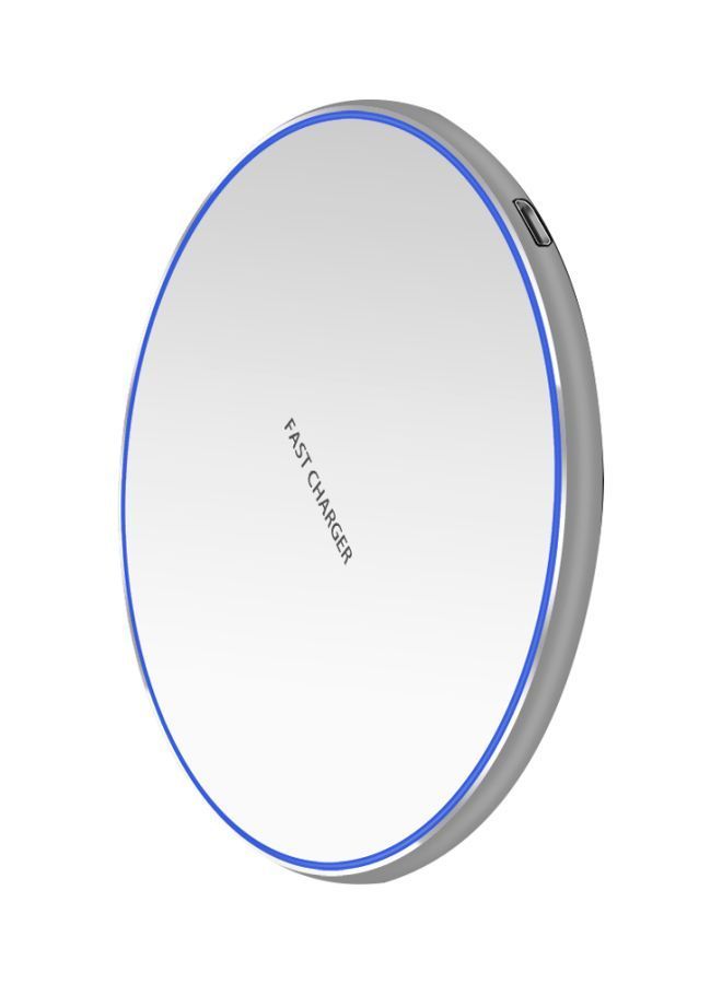 NIBEMINENT Ultra Thin Wireless Charger White  - Image 1