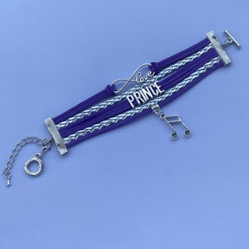 DOLON Infinity Love Prince Bracelet Memorabilia Collectible Music Charm Fans Gift - Image 2