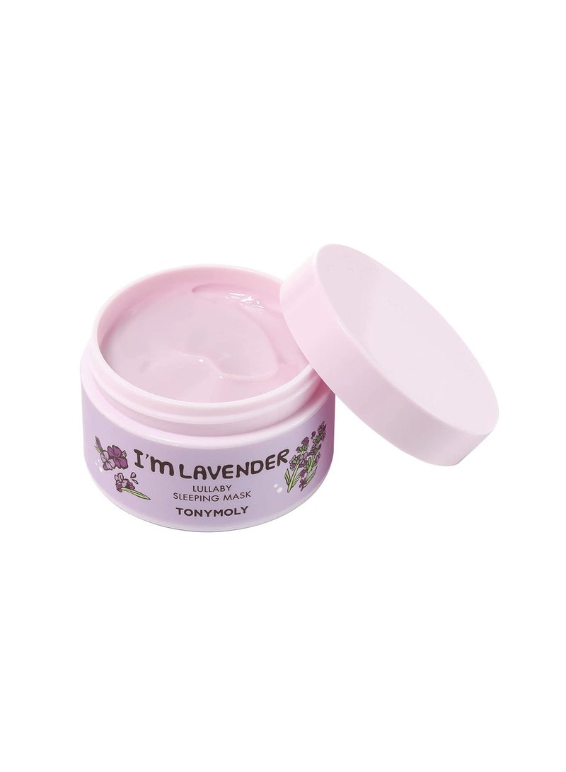 توني مولي قناع بخلاصة اللافندر يعمل طوال الليل على وتدريج وترطيب البشرة