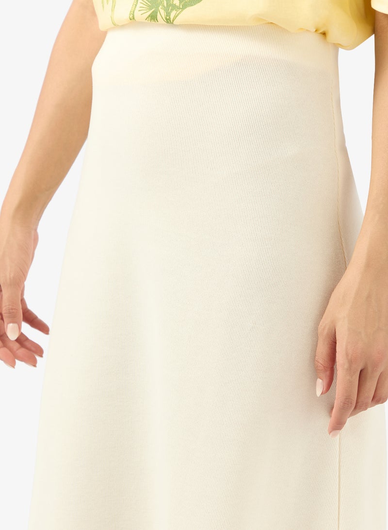 جينجر تنورة ساتان بخط - Image 4