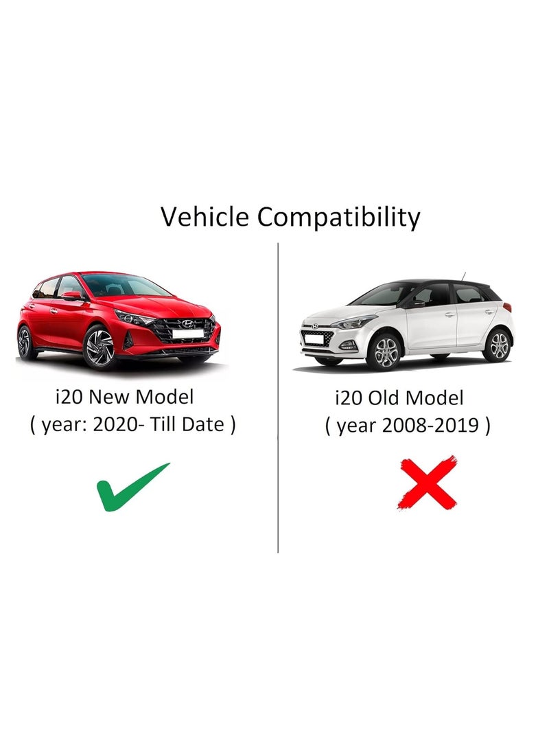 سجاد أرضية 4D/5D لسيارة هيونداي i20 الجديدة (2020 وما بعده) - متين وسهل التنظيف وعملي - Image 3