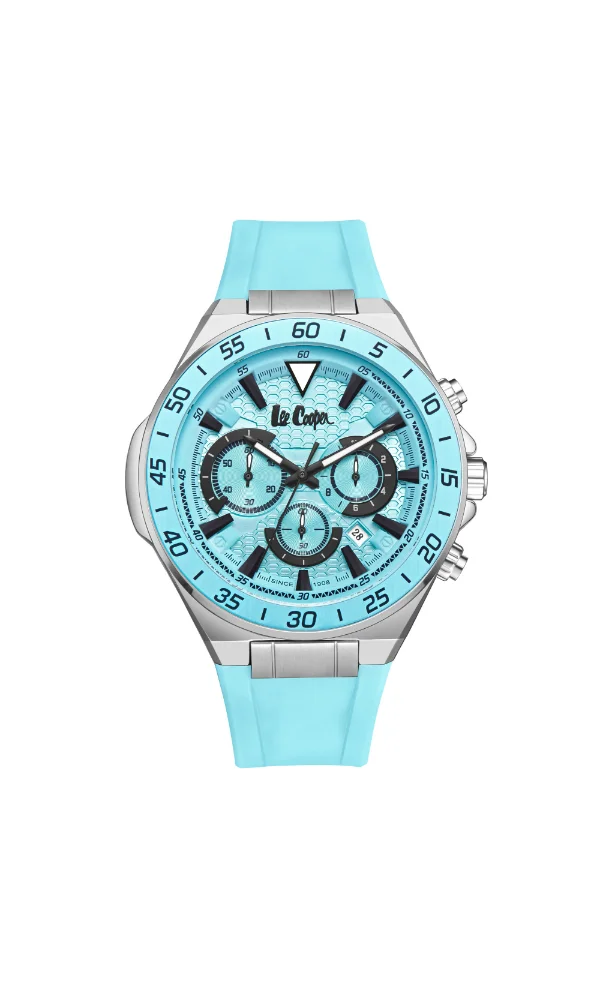 Lee Cooper Men's Silicone Multi Function Watch LC08003.099 - 46 mm