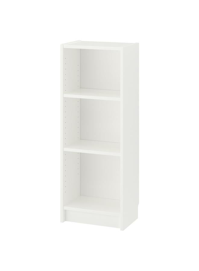 erorex Bookcase, White, 40X28X106 Cm - Image 1