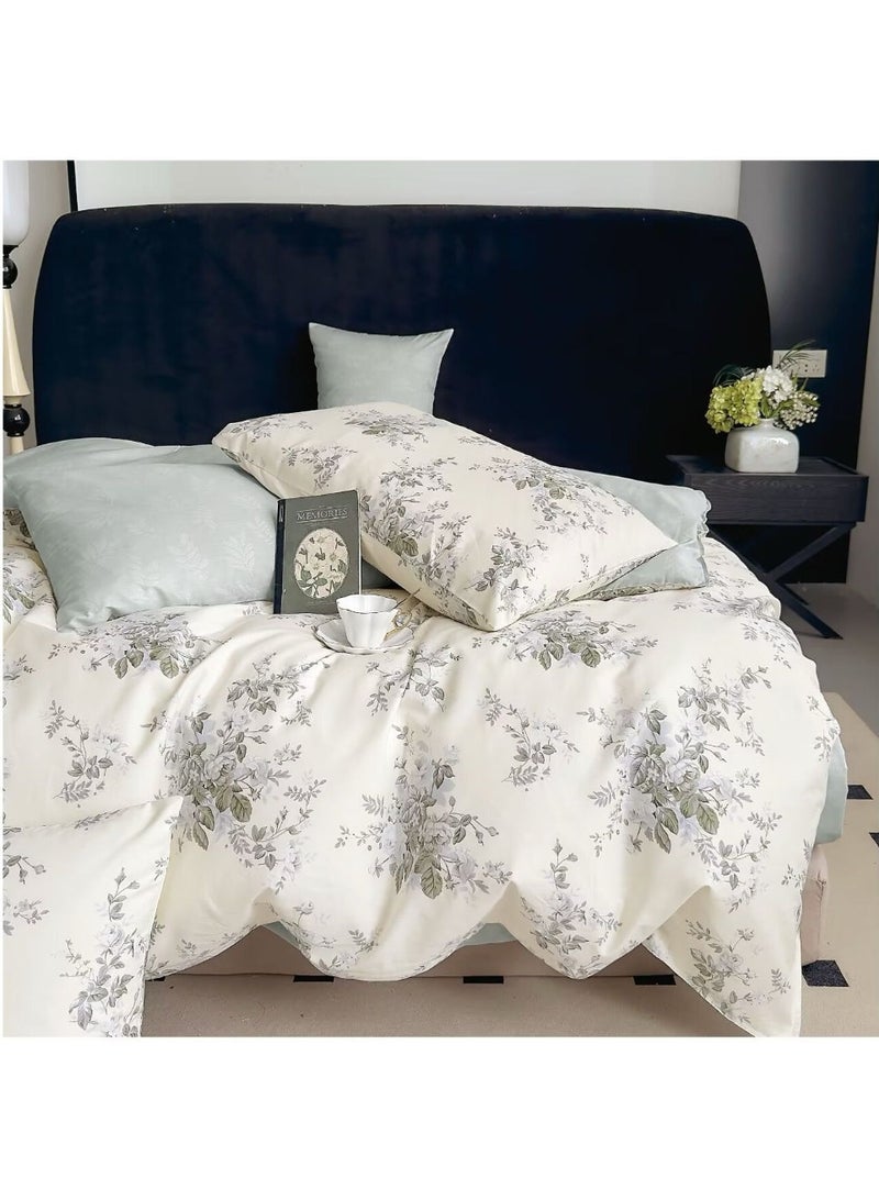 Duoduo home 100% cotton,high quality duvet cover set , king size ,6pcs set with duvet cover 220*240cm + fit sheet +4pcs pillowcases