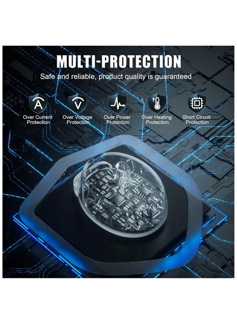 Beauenty For Oral B Electric Toothbrush Charger Type 3757 Chargers for Oral B Pro 1 650 Pro 2 2500 Pro 3 3500 Smart 4 6 iO 4 5 6 Kids Vitality Genius X 8000 Toothbrushes Charging Adapter UK Plug - Image 5