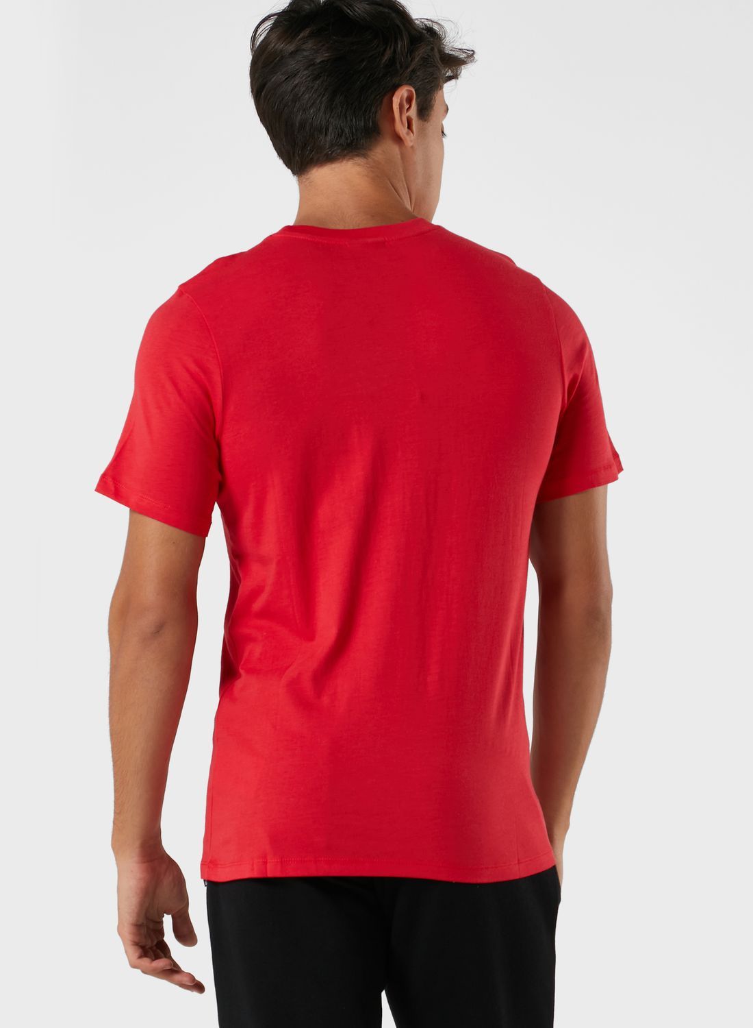 Tシャツ・カットソー UMBRO Pigment Quadruple Short Sleeve T-Shirt Red UP321CRS79 SATUR □ Striped collar short sleeve t-shirt (SATUR/Tシャツ