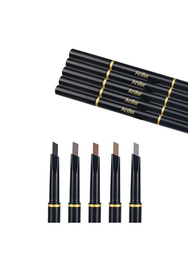 ANIFER Soft Eyebrow Pencil Blonde Waterproof Smooth Natural Cruelty Free (Light brown #4) - Image 4