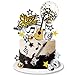 DRWATE 31 PCS Guitar Cake Toppers Music Notes Balls Cake Decorations for Musician Rock Theme Birthday Supplies Black - Image 2