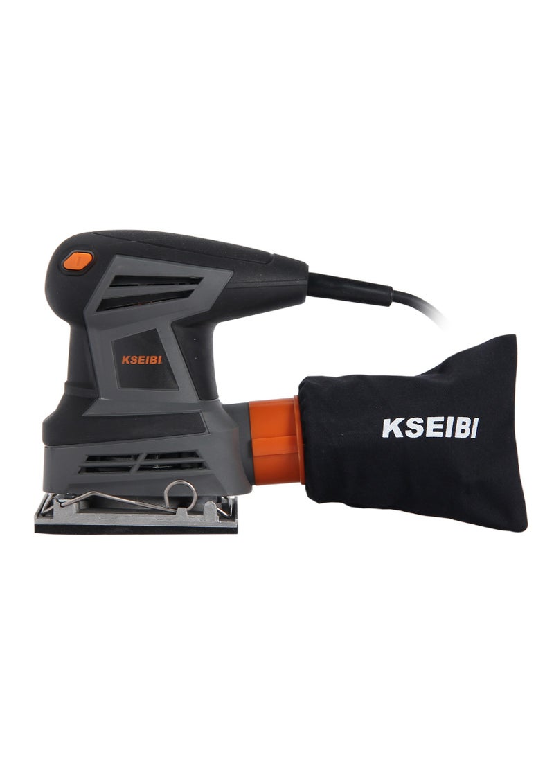 KSEIBI Sheet Sander 1/4 Inch, Electric Palm Sander 260W with 3 Sanding Sheets, Sanding Movements 13000 Per Min, Hand Sander for Polishing Wood, Sanding and Smoothing Various Surfaces for Doors or Closets.  - Image 2