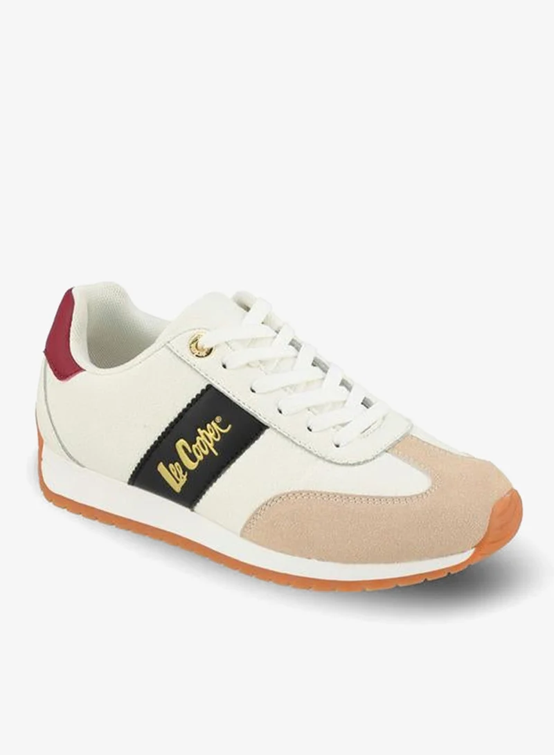 لي كوبر Women Panelled Lace-Up Ankle Sneakers