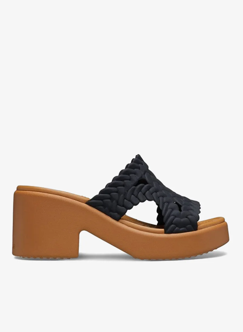 كروكس صندل بكعب منسوج بروكلين