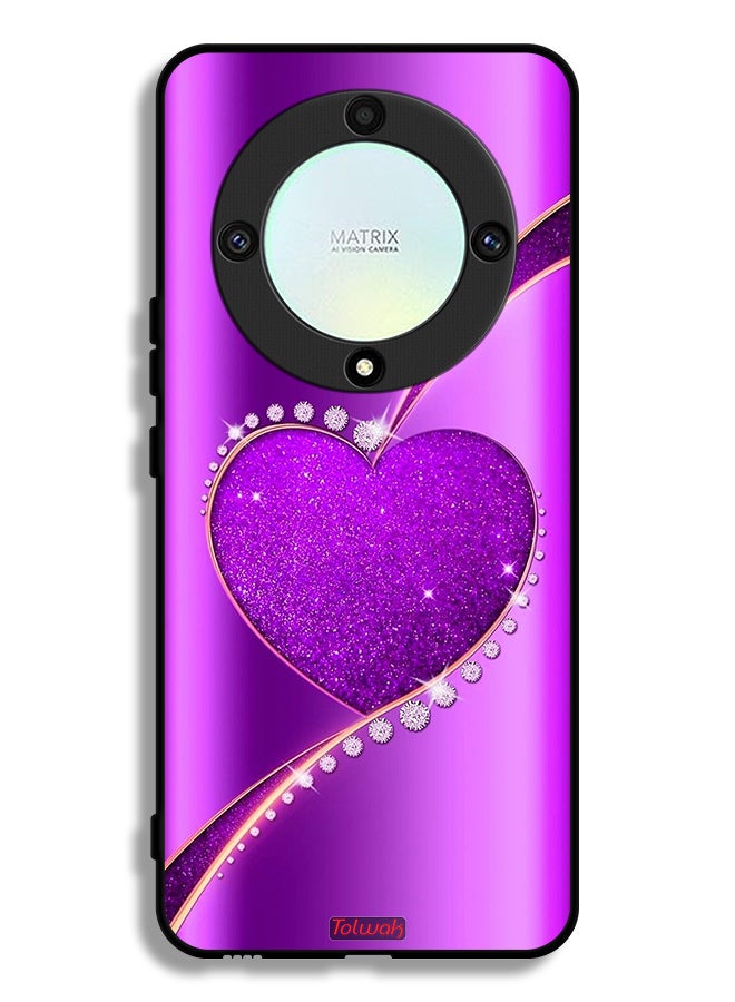 Tolwak Honor X9a Protective Case Cover Glitter Heart - Image 1