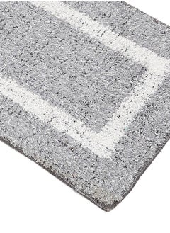 Status Contract Microfiber Bath Door Mat Anti slip Backing For Bathrom /Door /Office Entrance Water Absorbent-Grey, 38 X 58 Cm  - Image 4