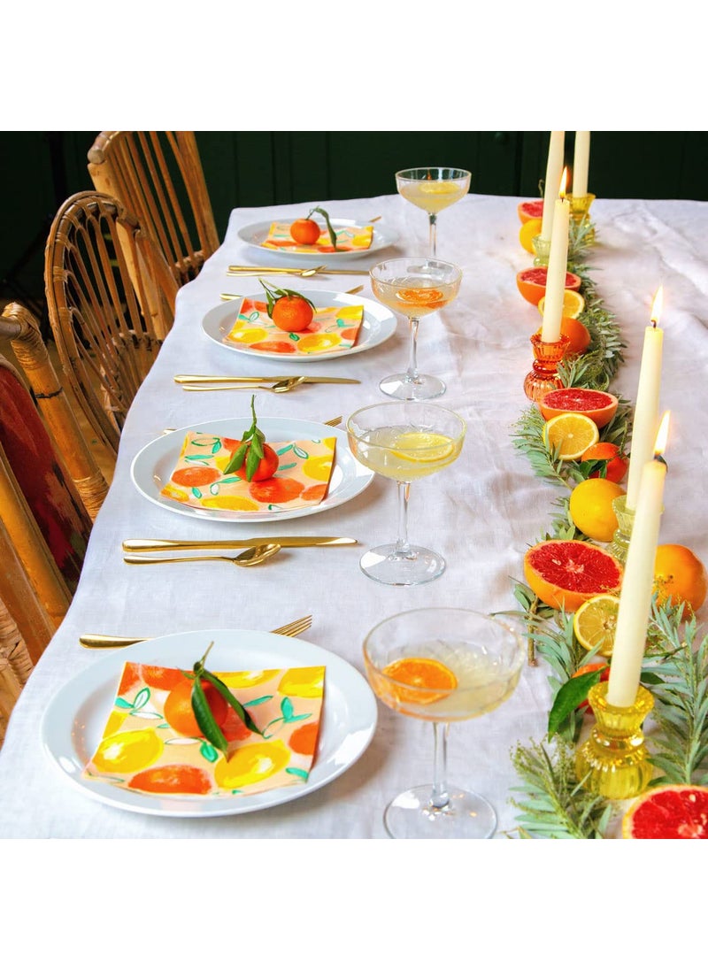 Talking Tables Talking Tables Small Orange Glass Candle Holder for Candlesticks or Tea Lights | Decorative Table Decorations Indoor Outdoor Dining  Halloween Party Decorations  Home Decor  Boho-ORG-SMLCNDLHOLD  - Image 3