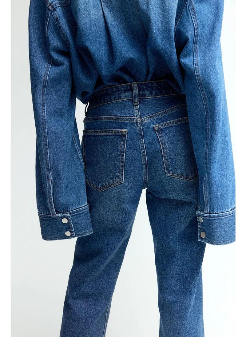 H&M Slim Straight High Ankle Jeans