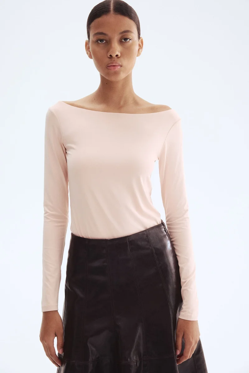H&M Boat-neck top