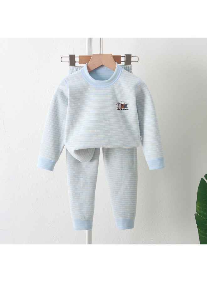 Children's School Uniform Artifact Thermal Intimates Set Base Autumn And Winter New Thickeneded Autumn Clothes And Long Trousers Home Clothes