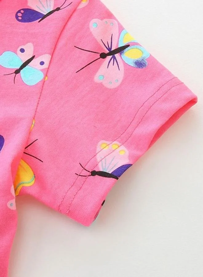 YUNIQEE Butterfly Print Dress