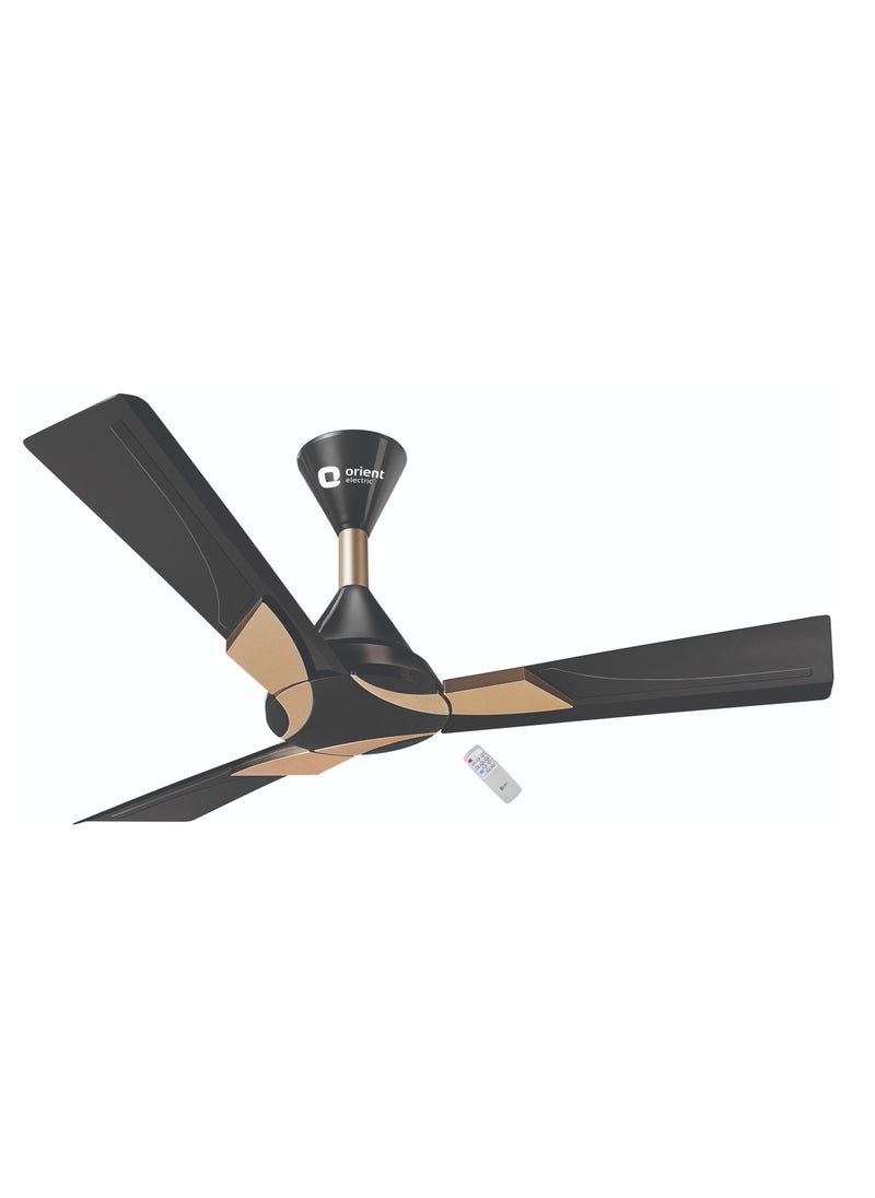Orient Electric Orient Electric Wendy 56 inch Metallic Black Gold Ceiling Fan 