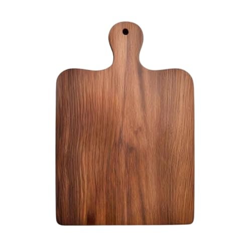 make in modern Acacia Wood Chopping/Cutting Board with Handle Chopping Board/Cutting/Serving Board, Platter for Kitchen Vegetables, Fruits & Cheese Board 36cmx24cmx1.5cm, Brown - Image 1