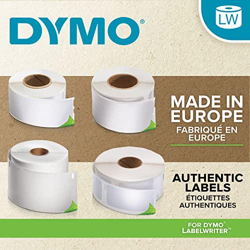 Dymo ملصقات عنوان كبيرة من دايمو S0722400، ذاتية اللصق، 36 × 89 مم، 2 لفة من 260 - طباعة سوداء على أبيض - Image 3