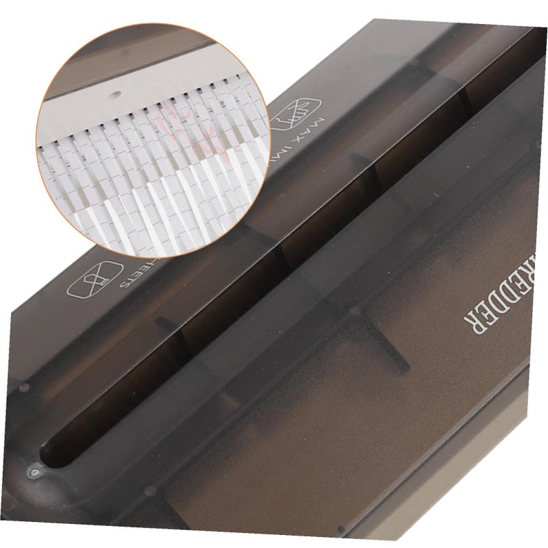 Manual Paper Shredder Desktop for Home Office Compact Portable Secure Shredding PP Steel - Image 4